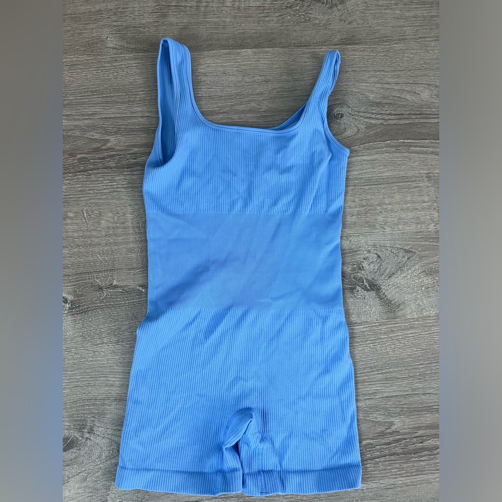 Blue One Piece Workout Set